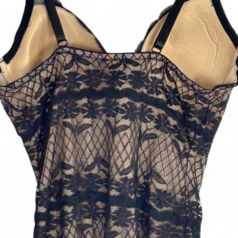 Skinnygirl lace shaper XL Style 776154 black bodysuit - Picture 3 of 7